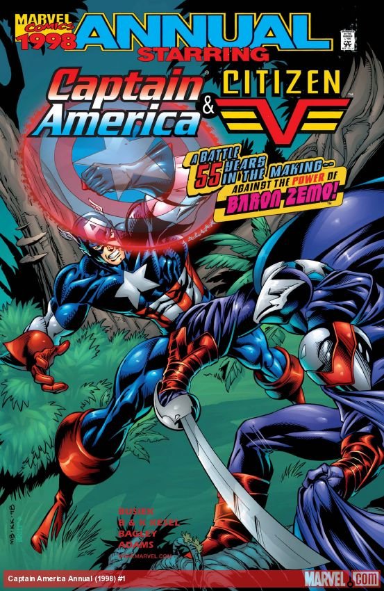 Cover of Captain America & Citizen V Annual (1998) - #1