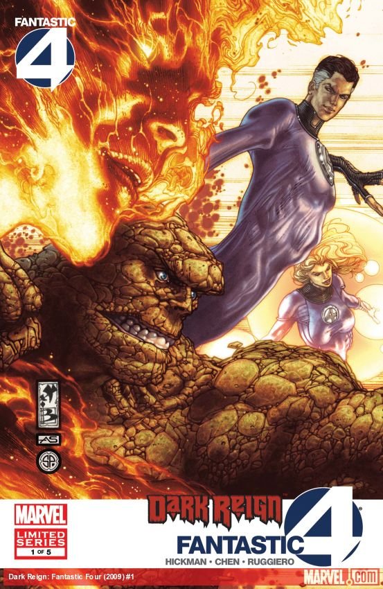 Cover of Dark Reign: Fantastic Four (2009) - #1
