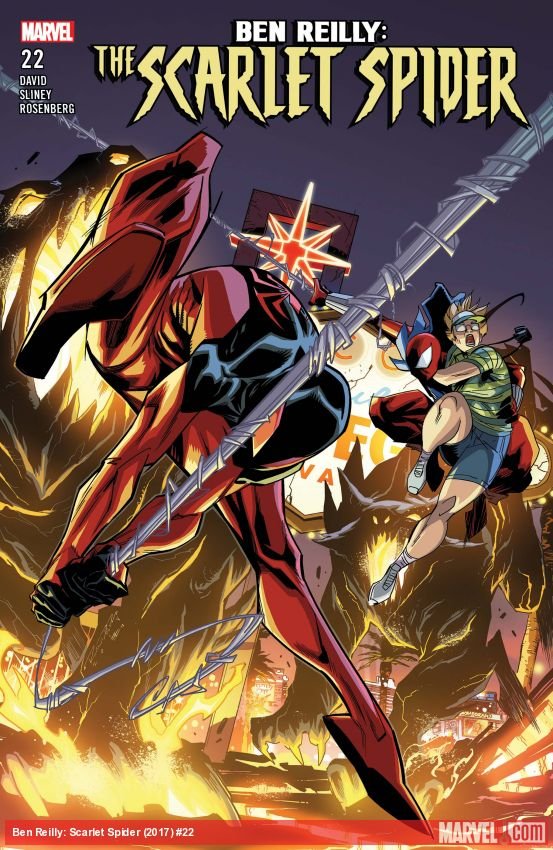 Cover of Ben Reilly: Scarlet Spider (2017) - #22