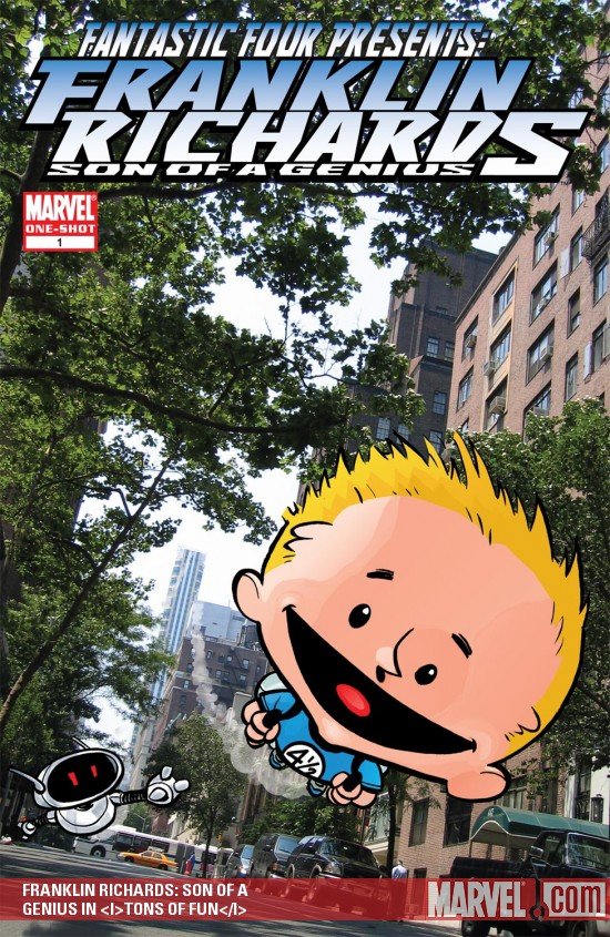 Cover of Fantastic Four Presents Franklin Richards Son Of A Genius (2005) - #1