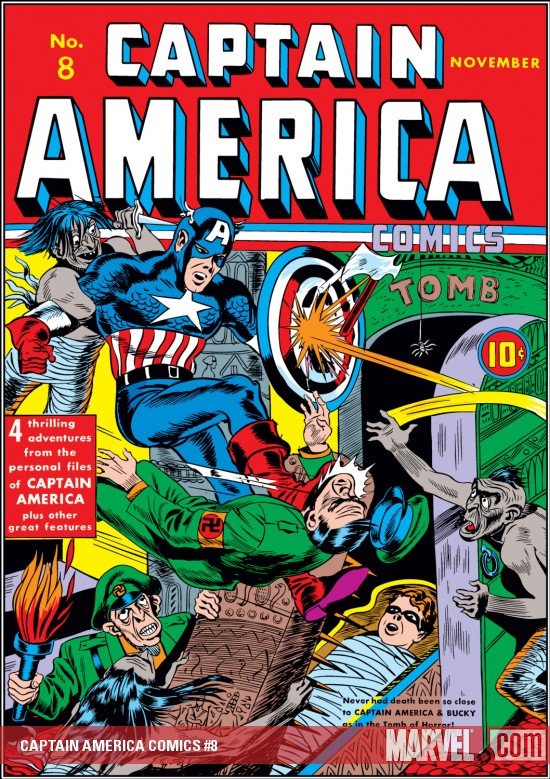 Cover of Captain America Comics (1941) - #8
