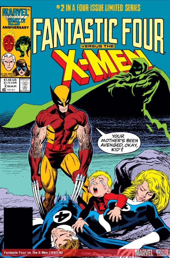 Cover of Fantastic Four Vs. X-Men (1987) - #2