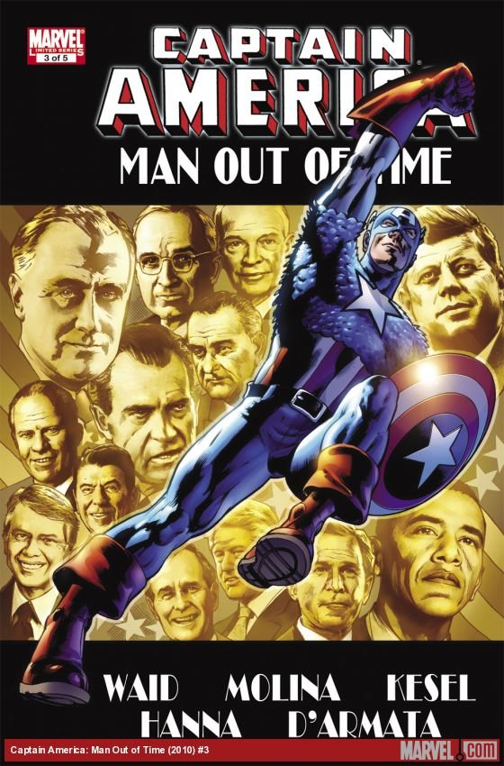 Cover of Captain America: Man Out Of Time (2010) - #3