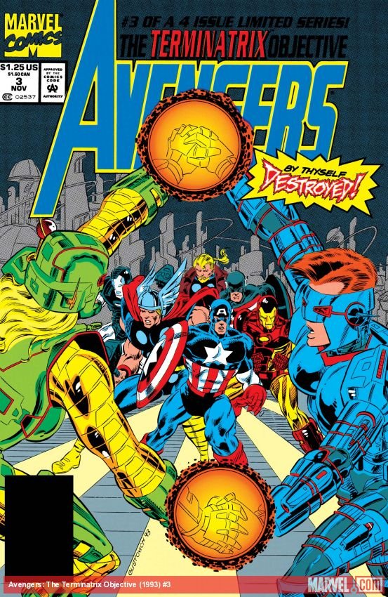 Cover of Avengers: The Terminatrix Objective (1993) - #3