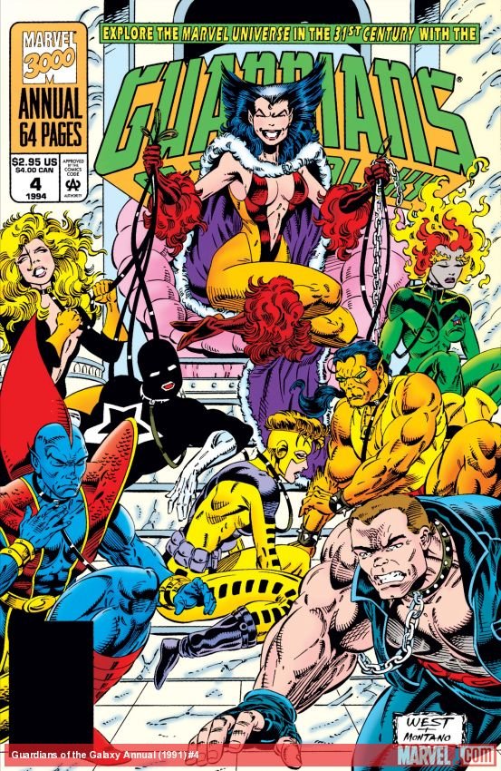 Cover of Guardians Of The Galaxy Annual (1991) - #4