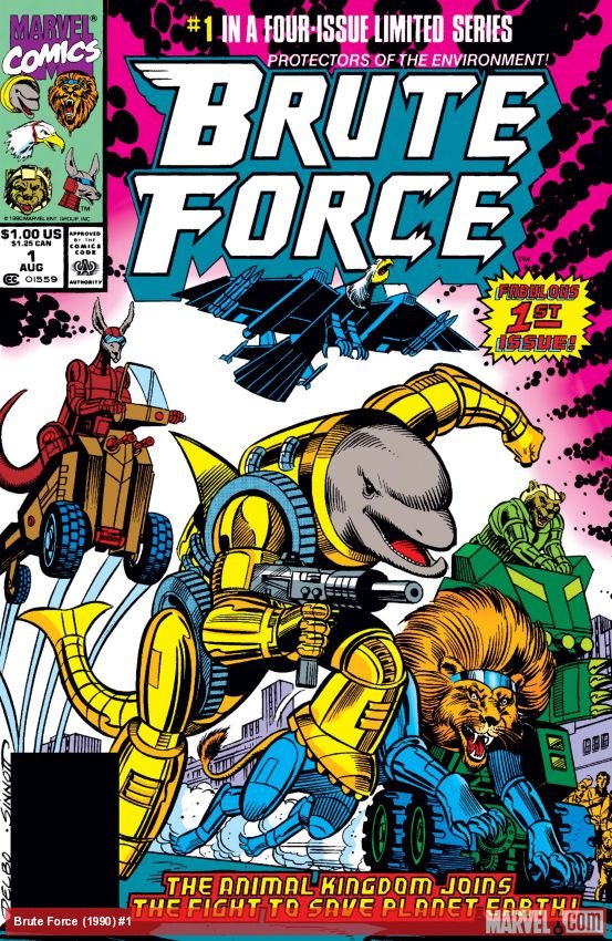 Cover of Brute Force (1990) - #1