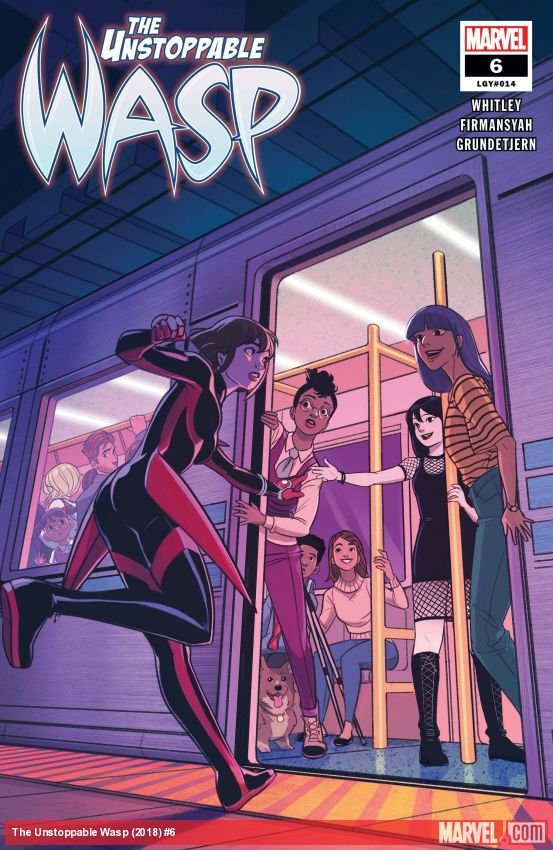 Cover of The Unstoppable Wasp (2018) - #6