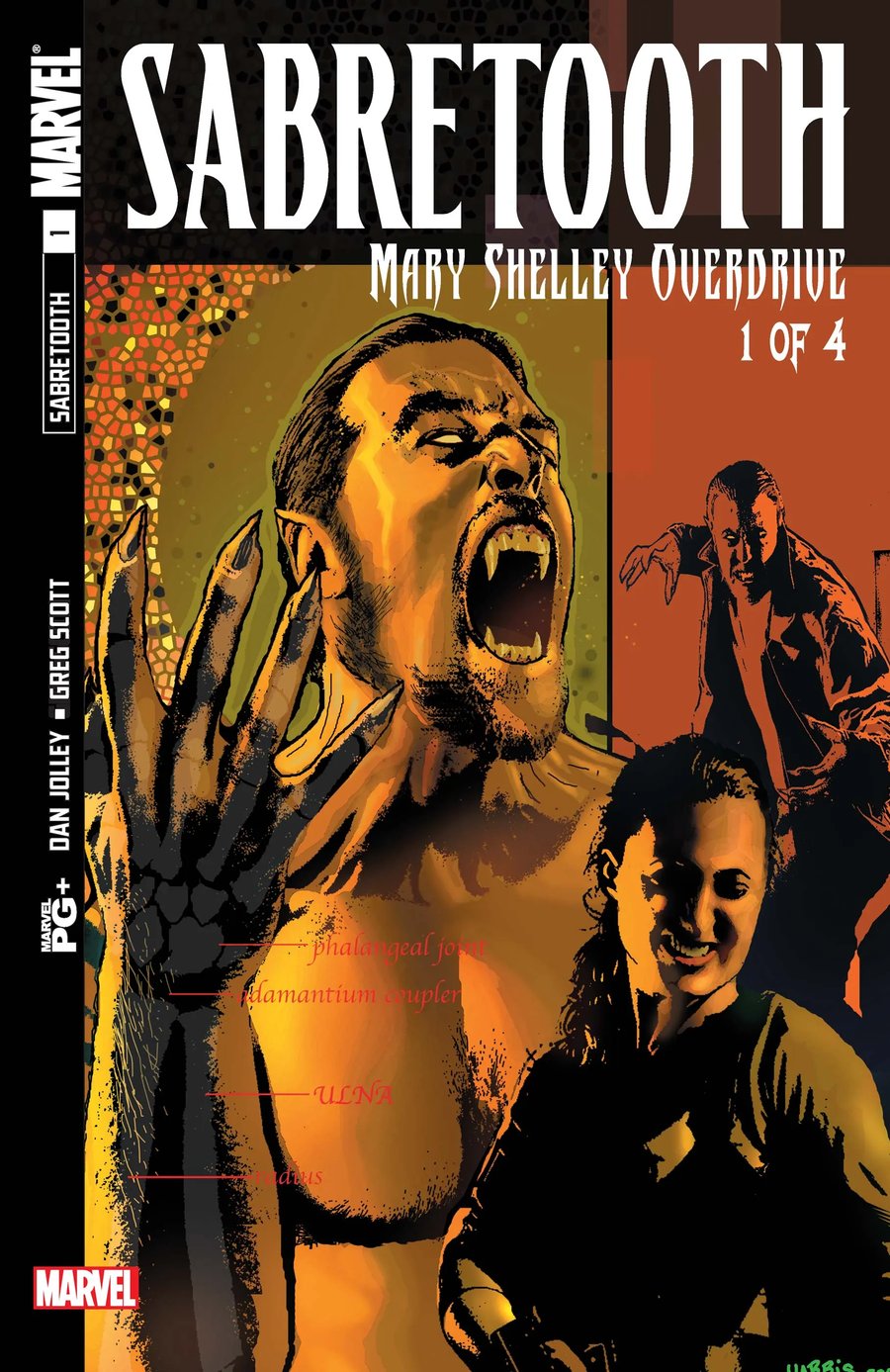 Cover of Sabretooth: Mary Shelley Overdrive (2002) - #1