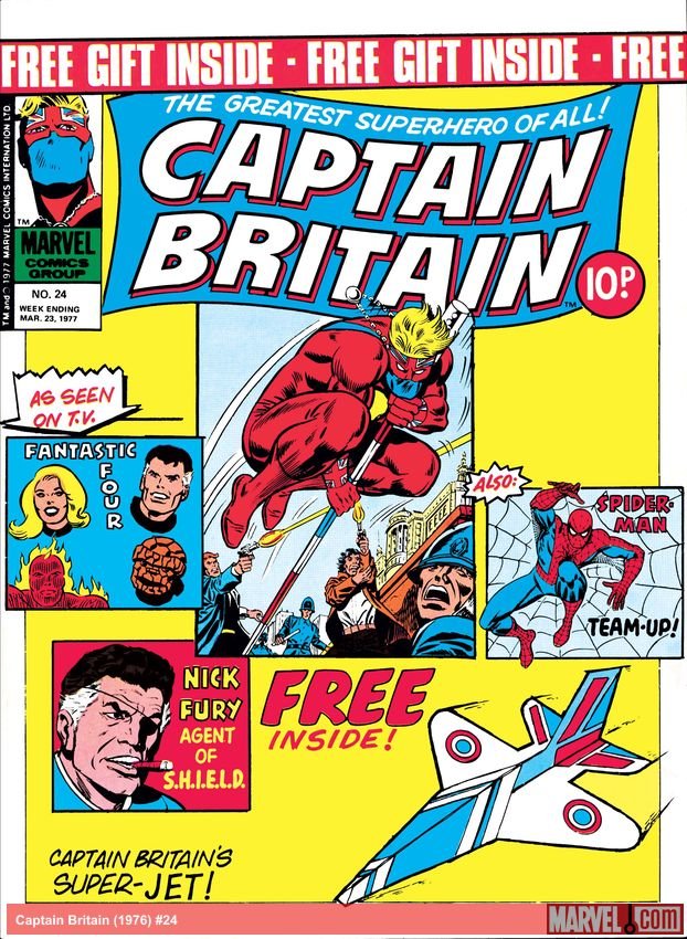Cover of Captain Britain (1976) - #24