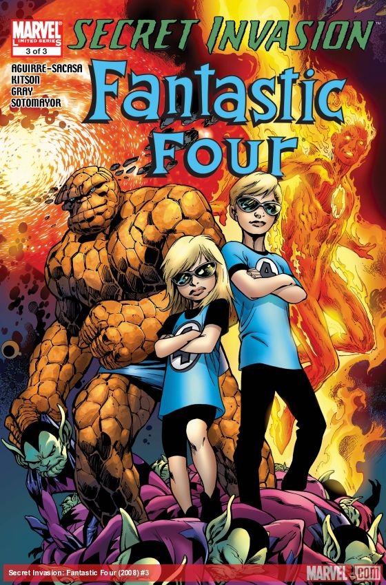 Cover of Secret Invasion: Fantastic Four (2008) - #3