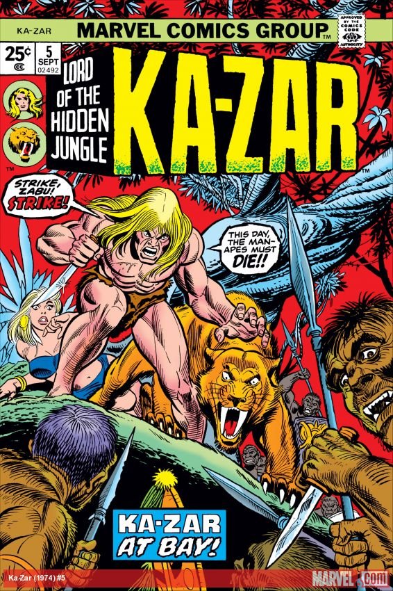 Cover of Ka-Zar (1974) - #5