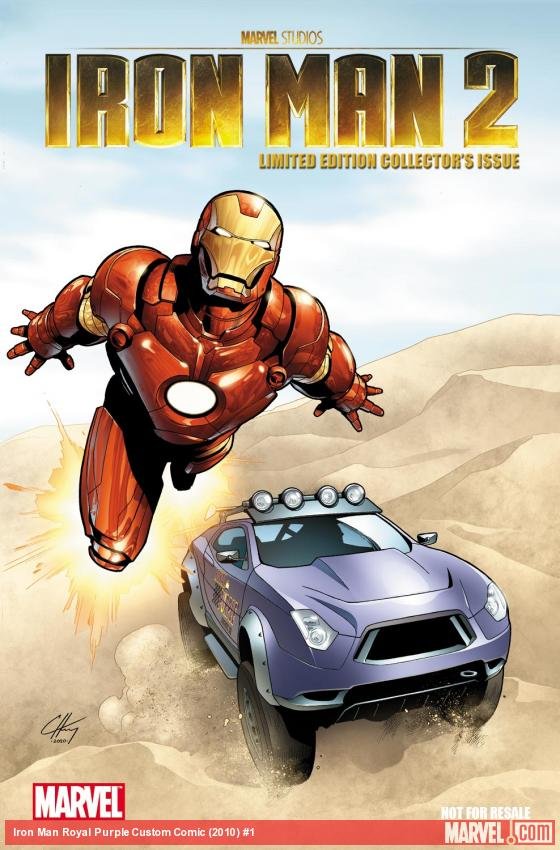 Cover of Royal Purple Iron Man 2 Promo Comic (2010) - #1