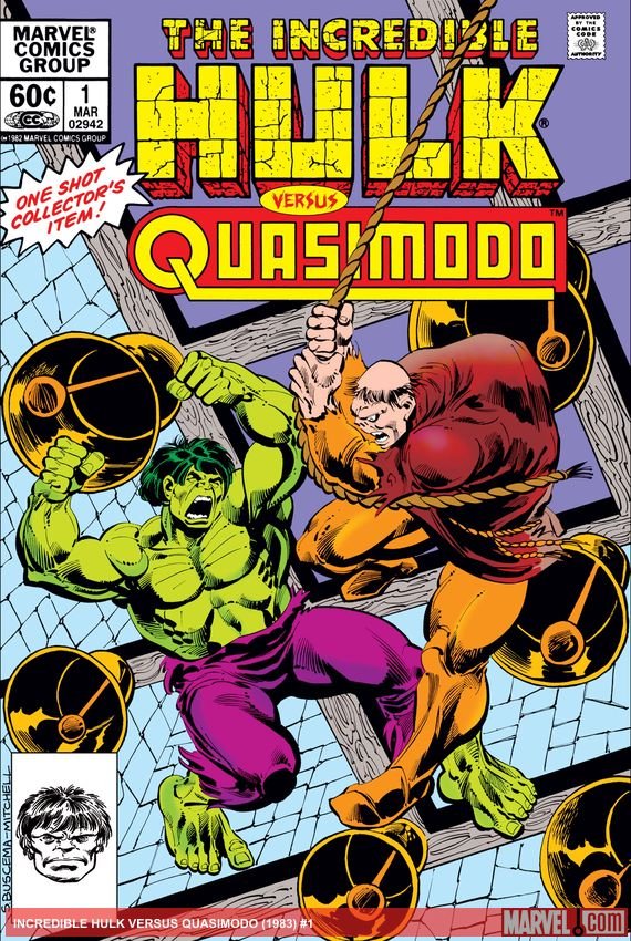 Cover of Incredible Hulk Versus Quasimodo (1983) - #1