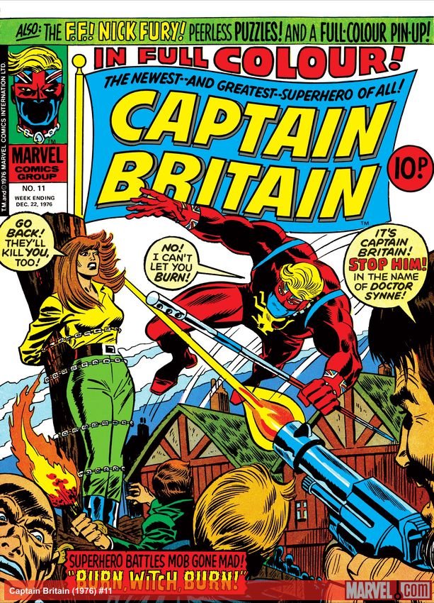Cover of Captain Britain (1976) - #11