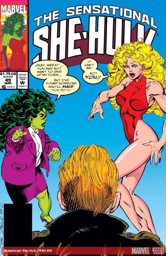 Cover of Sensational She-Hulk (1989) - #49