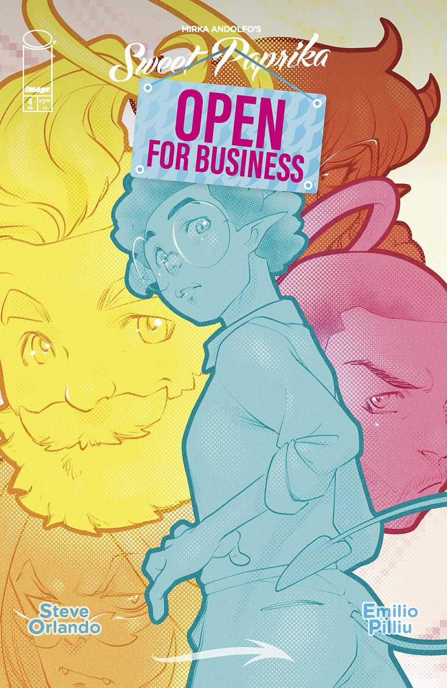 Cover of Mirka Andolfo’s Sweet Paprika Open For Business (2025) - #4