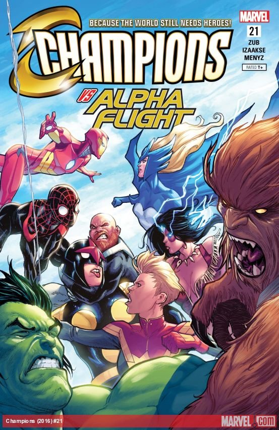 Cover of Champions (2016) - #21