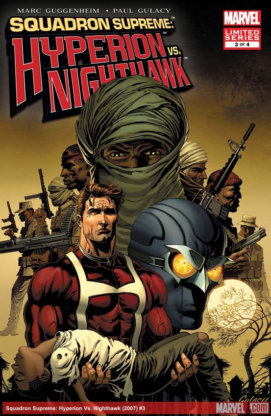 Cover of Squadron Supreme: Hyperion Vs. Nighthawk (2007) - #3