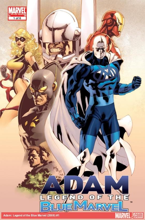 Cover of Adam: Legend Of The Blue Marvel (2008) - #1
