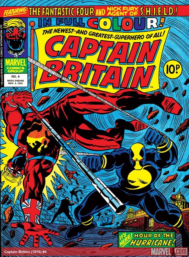 Cover of Captain Britain (1976) - #4