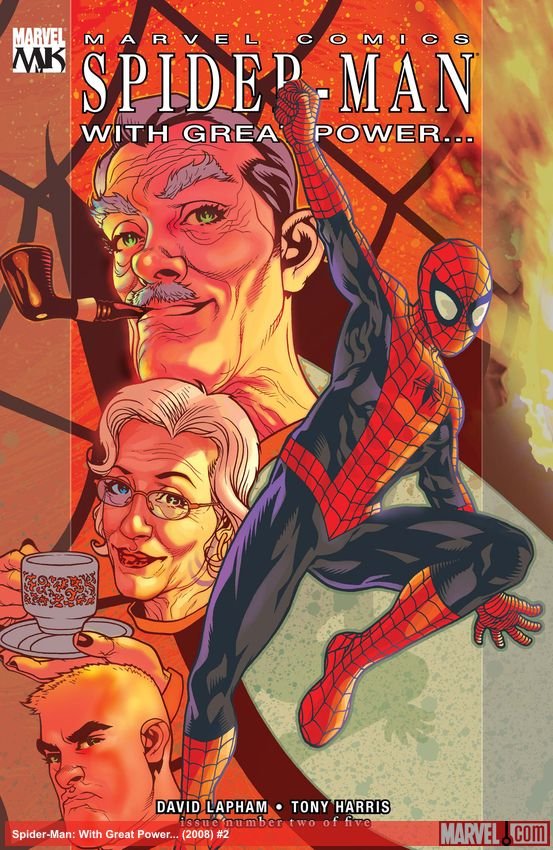 Cover of Spider-Man: With Great Power... (2008) - #2