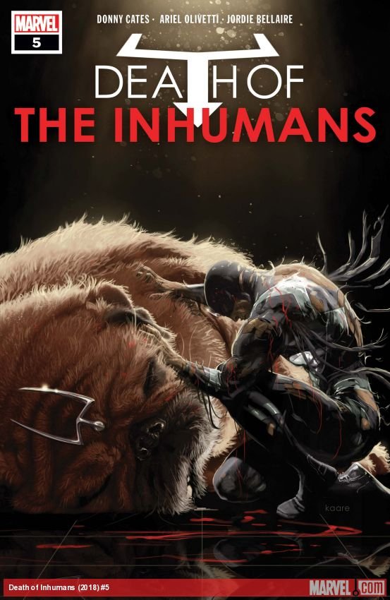 Cover of Death Of Inhumans (2018) - #5