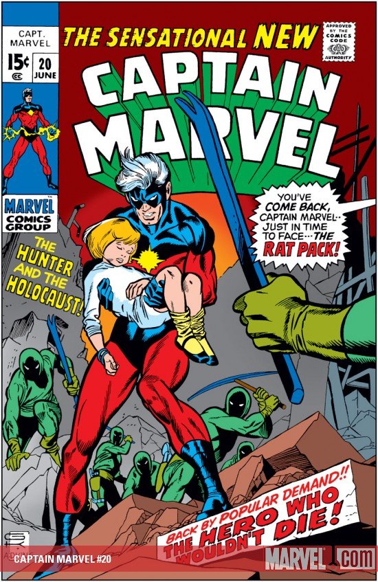 Cover of Captain Marvel (1968) - #20
