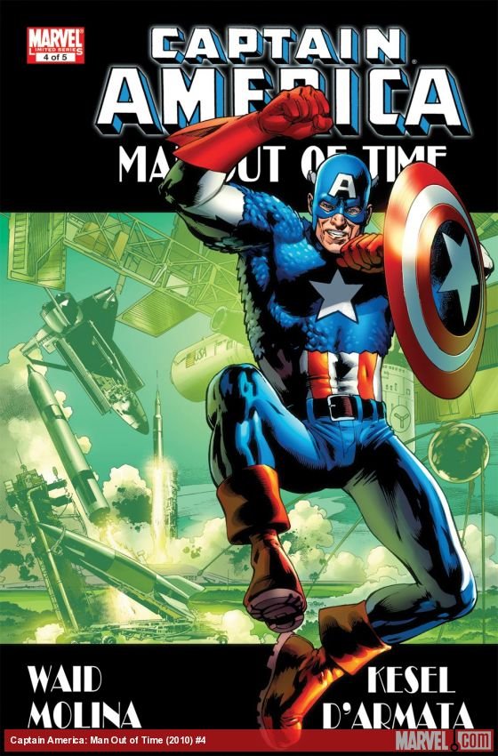 Cover of Captain America: Man Out Of Time (2010) - #4