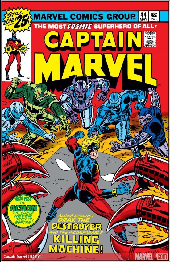 Cover of Captain Marvel (1968) - #44