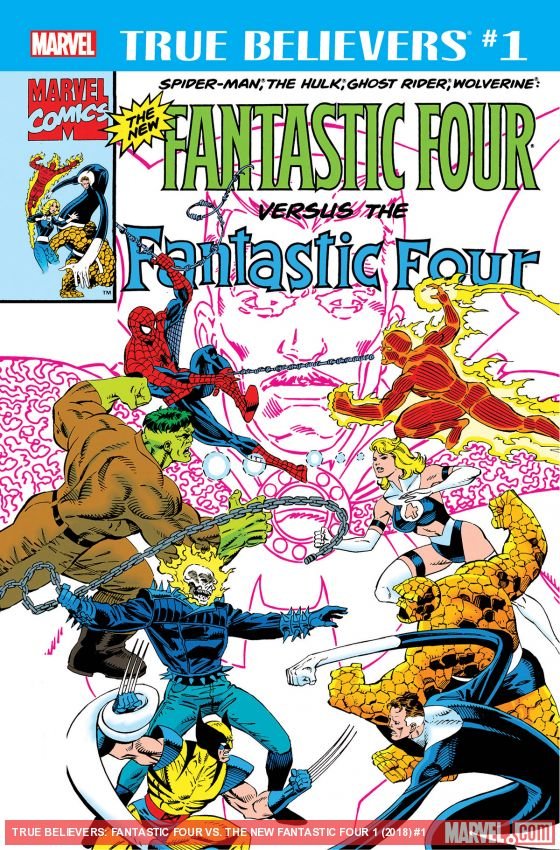 Cover of True Believers: Fantastic Four Vs. The New Fantastic Four (2018) - #1
