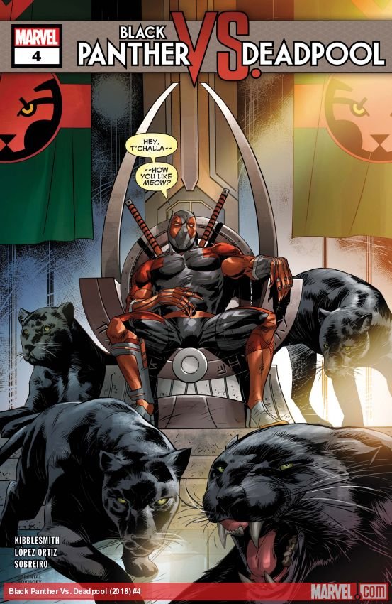 Cover of Black Panther Vs. Deadpool (2018) - #4