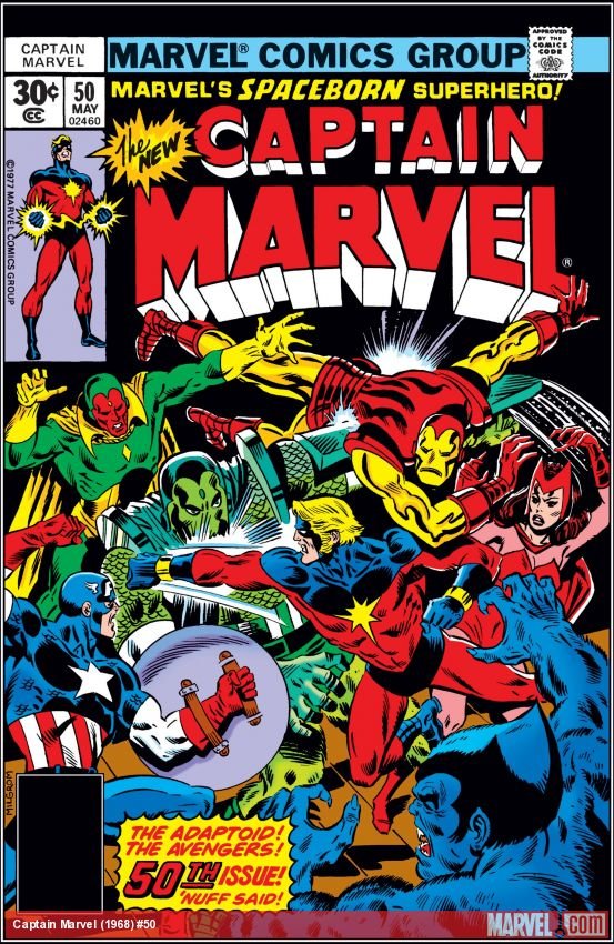 Cover of Captain Marvel (1968) - #50