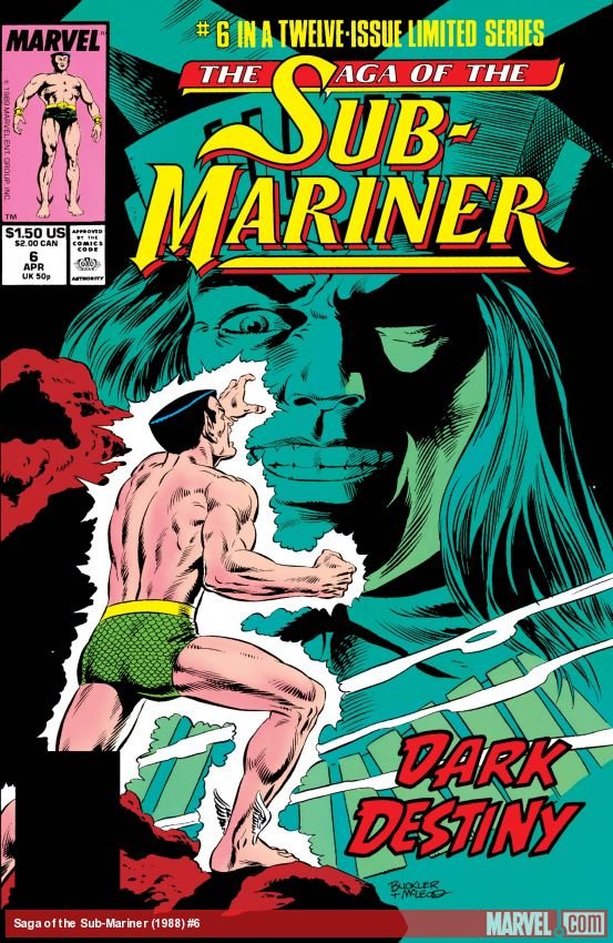 Cover of Saga Of The Sub-Mariner (1988) - #6