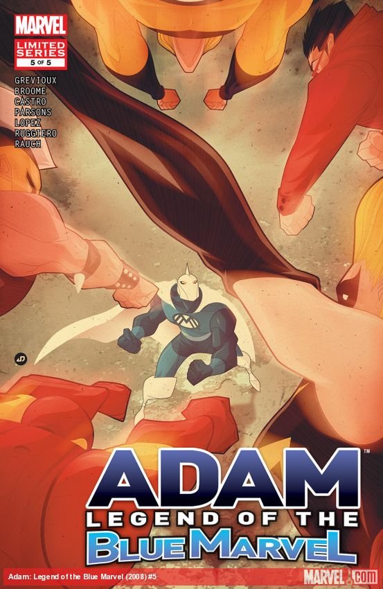 Cover of Adam: Legend Of The Blue Marvel (2008) - #5