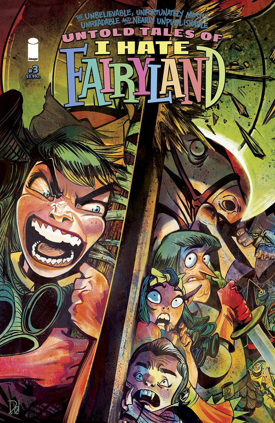Cover of The Unbelievable, Unfortunately Mostly Unreadable and Nearly Unpublishable Untold Tales of I Hate Fairyland (2023) - #3