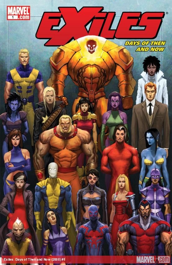 Cover of Exiles: Days Of Then And Now (2008) - #1