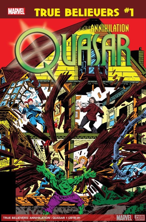 Cover of True Believers: Annihilation - Quasar (2019) - #1