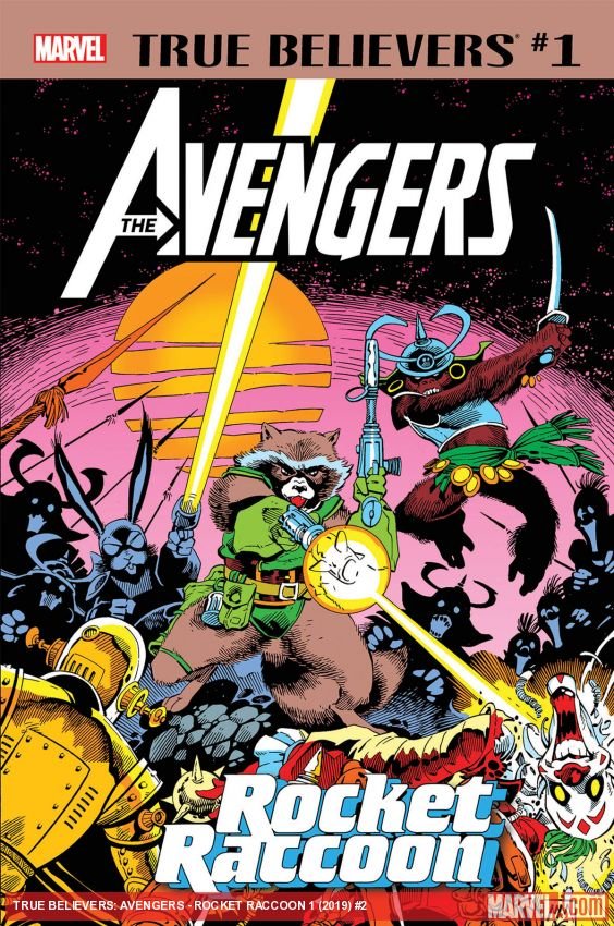 Cover of True Believers: Avengers - Rocket Raccoon (2019) - #1