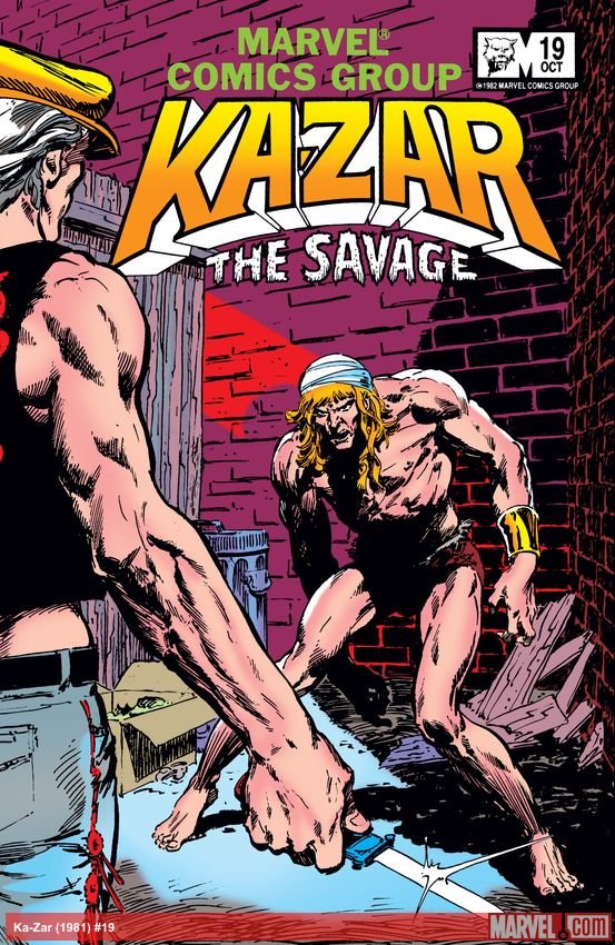 Cover of Ka-Zar The Savage (1981) - #19