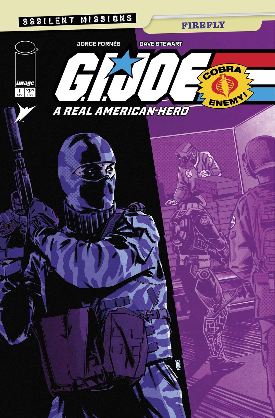 Cover of Gi Joe a Real American Hero Sssilent Missions Firefly (2026) - #1