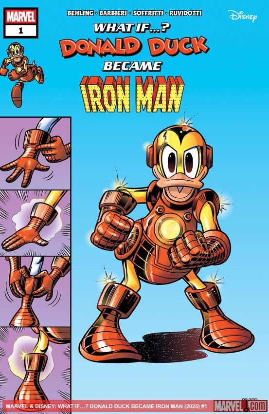 Cover of Marvel & Disney: What If…? Donald Duck Became Iron Man (2025) - #1
