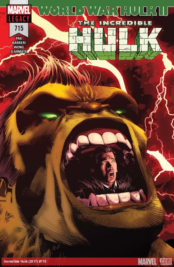 Cover of The Incredible Hulk (2017) - #715
