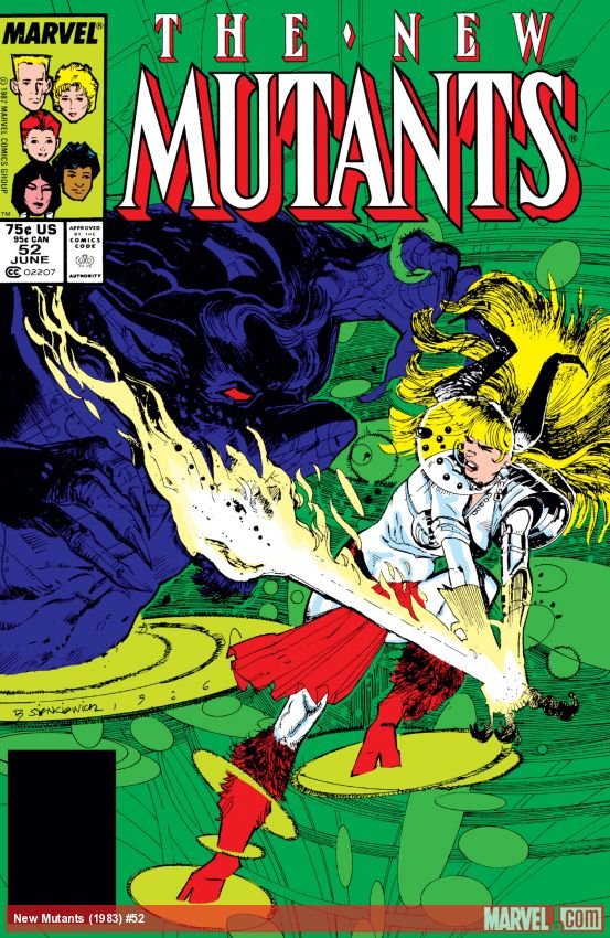 Cover of New Mutants (1983) - #52