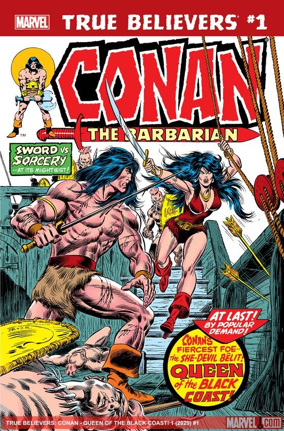 Cover of True Believers: Conan - Queen of the Black Coast! (2019) - #1