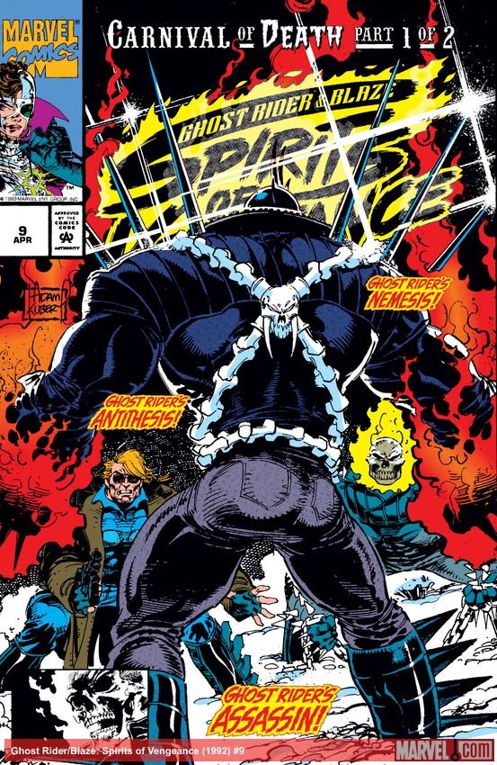 Cover of Ghost Rider/Blaze: Spirits Of Vengeance (1992) - #9