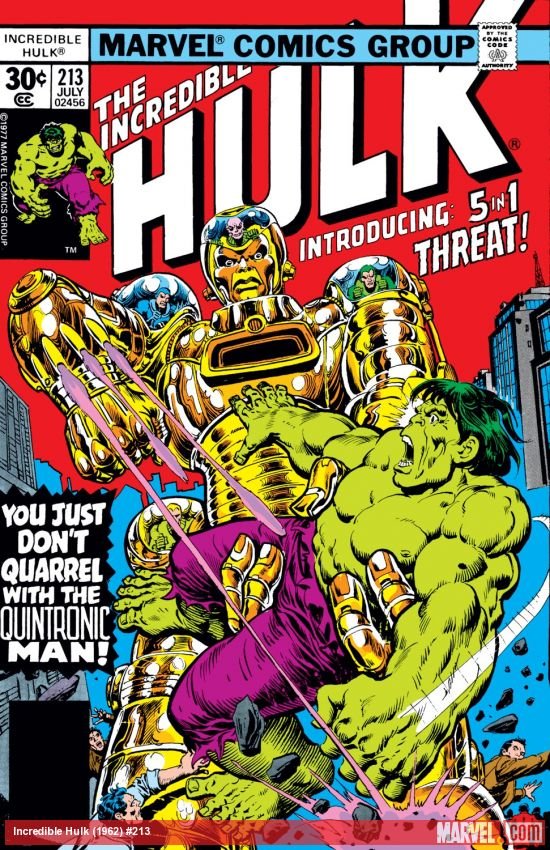Cover of Incredible Hulk (1962) - #213