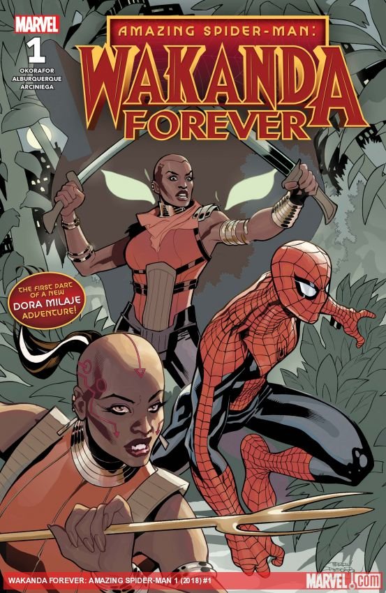 Cover of Wakanda Forever: Amazing Spider-Man (2018) - #1