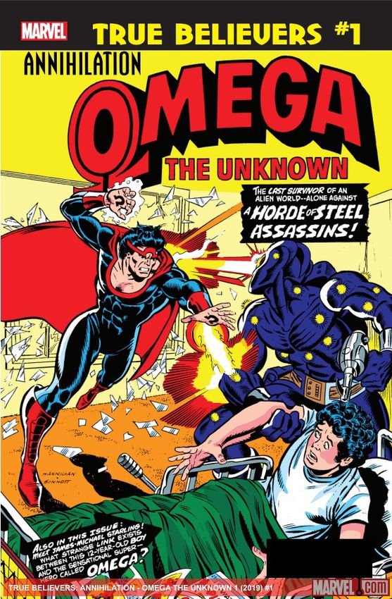 Cover of True Believers: Annihilation - Omega The Unknown (2019) - #1