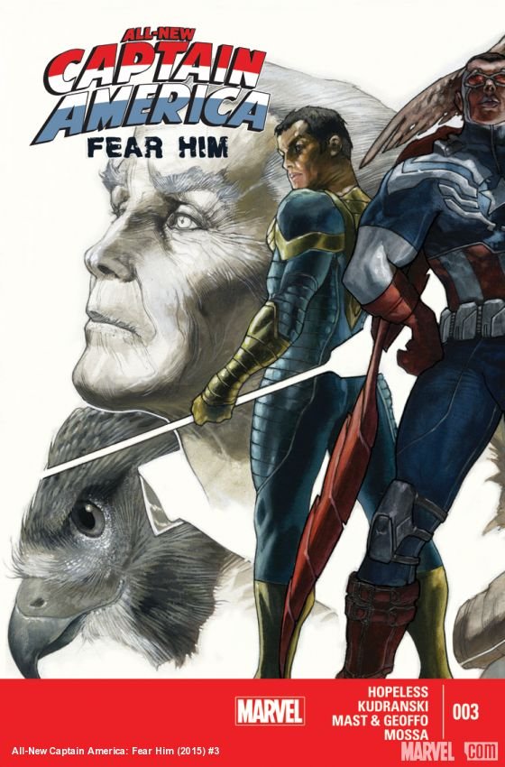 Cover of All-New Captain America: Fear Him (2015) - #3