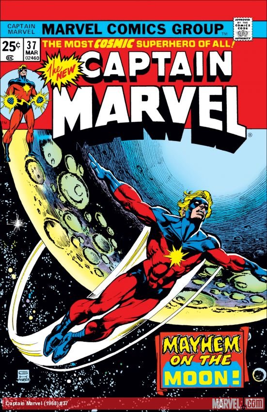 Cover of Captain Marvel (1968) - #37